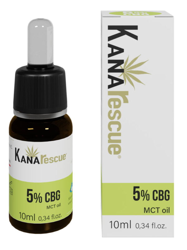 Kanarescue Olio CBG 5 da abbinare al CBD