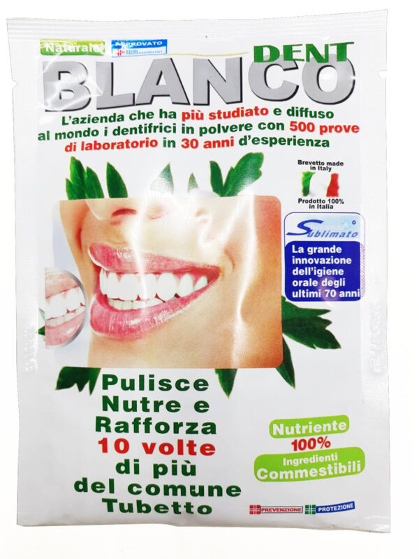 Blancodent - Dentifricio in polvere che pulisce nutre e rafforza denti e gengive